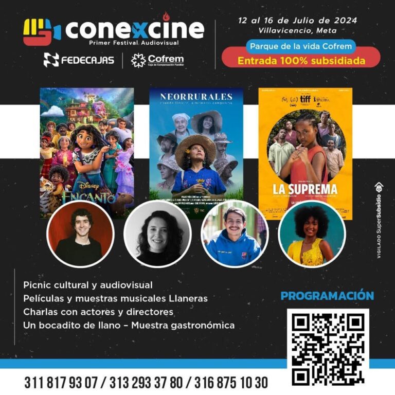 PRIMER FESTIVAL CONEXCINE INICIA ESTE VIERNES EN EL PARQUE DE LA VIDA DE VILLAVICENCIO