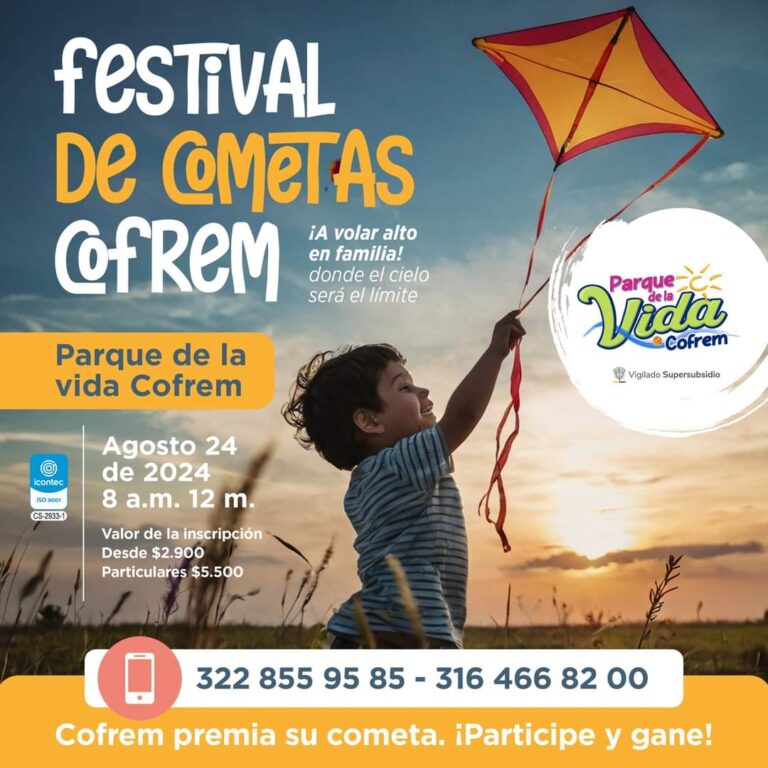 PARTICIPE EN EL FESTIVAL DE COMETAS COFREM DEL PARQUE DE LA VIDA DE VILLAVICENCIO