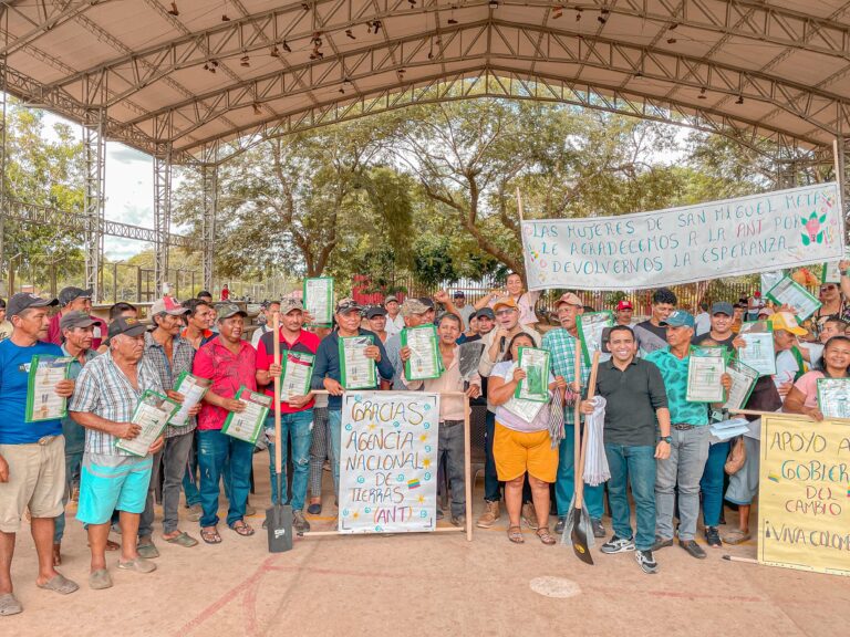 Más de 9.700 hectáreas de tierra se suman a la Reforma Agraria en 8 municipios del Meta