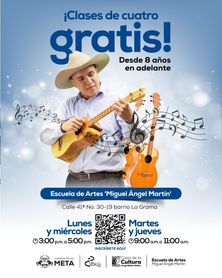 Inició el curso de Cuatro llanero en la Escuela de Artes Miguel Ángel Martín