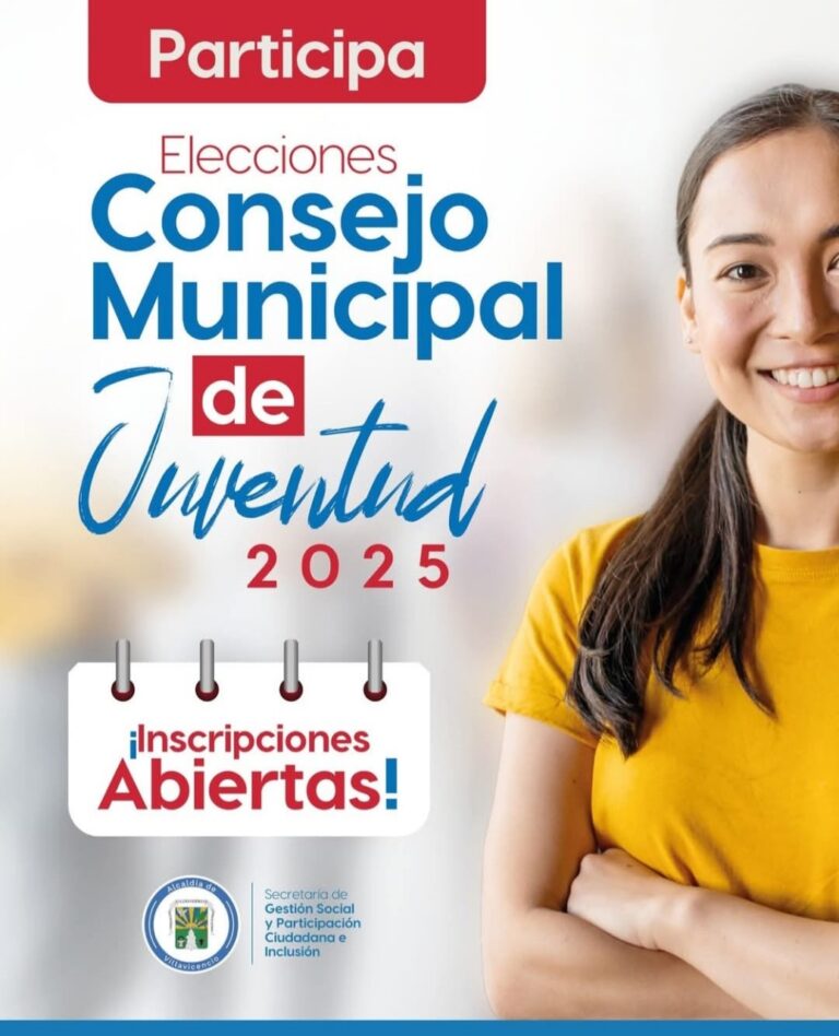 ABIERTAS LAS INSCRIPCIONES PARA LAS ELECCIONES DEL CONSEJO MUNICIPAL DE JUVENTUD EN VILLAVICENCIO