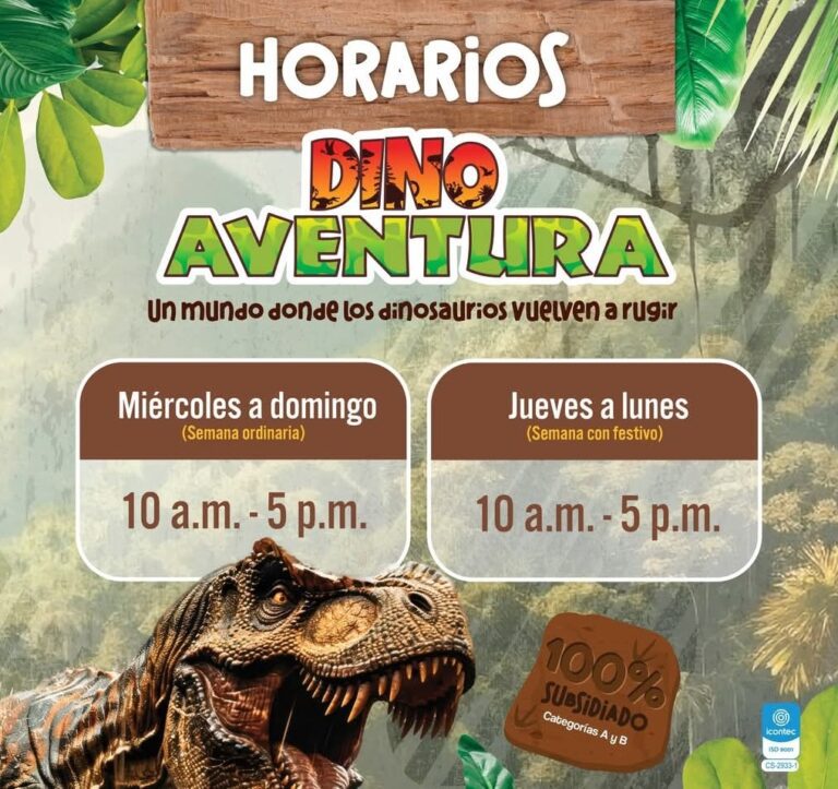 AFILIADOS A COFREM A Y B DISFRUTAN 100% SUBSIDIADO DE DINO AVENTURA EN EL PARQUE DE LA VIDA