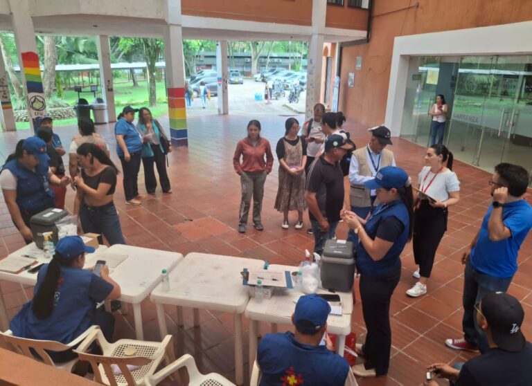 Ministerio de Salud hace acompañamiento y asistencia técnica en la contingencia por fiebre amarilla en la vereda Apiay, en Villavicencio