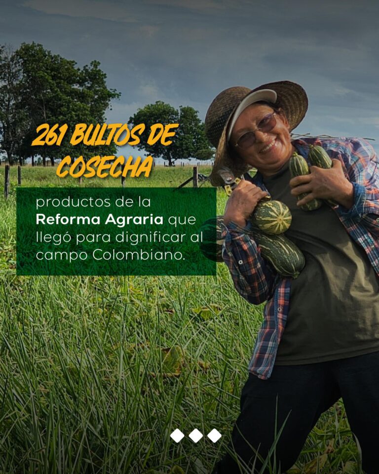 Campesinos de Puerto López en el Meta, muestran con orgullo los frutos de la Reforma Agraria