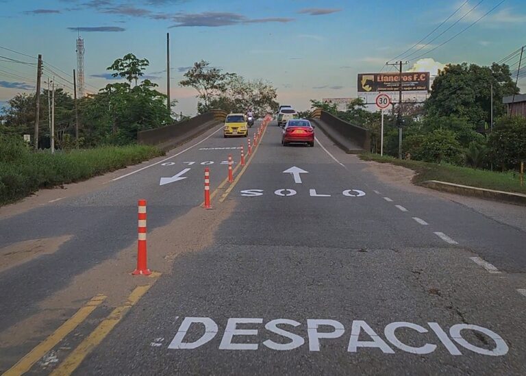 PUENTE FUNDADORES EMPEZÓ A OPERAR EN DOBLE SENTIDO PARA DESCONGESTIONAR LA SALIDA HACIA BOGOTÁ