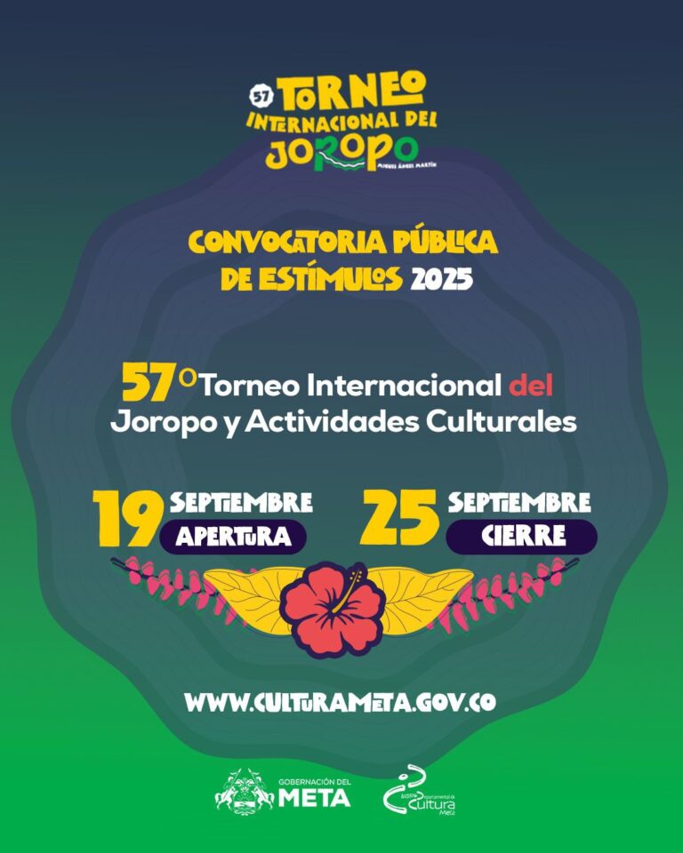 Más de $400 millones disponibles para la convocatoria de estímulos del 57° Torneo Internacional del Joropo