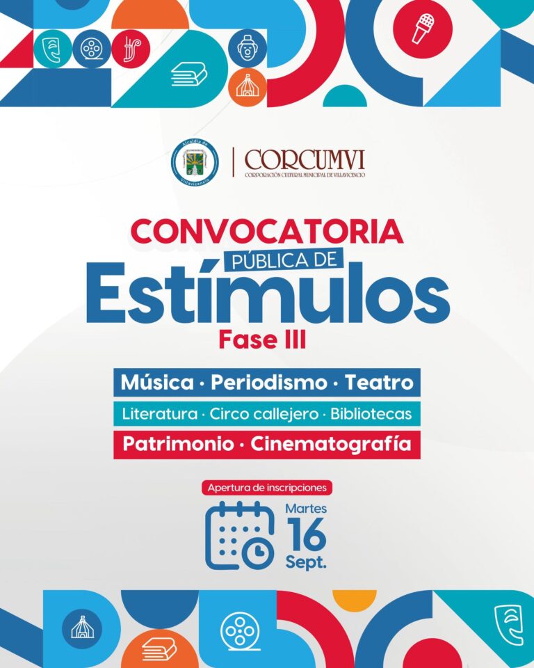 Corcumvi abrió convocatoria de Estímulos 2025 fase 3
