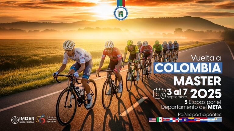 VILLAVICENCIO SERÁ SEDE PRINCIPAL DE LA TRIGÉSIMA VUELTA A COLOMBIA SENIOR MÁSTER: CONOZCA LAS CINCO ETAPAS