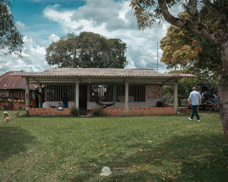 En Puerto Lleras la Agencia nacional de tierras avanza en la recuperación de predios que anteriormente estuvieron vinculados a actividades de narcotráfico