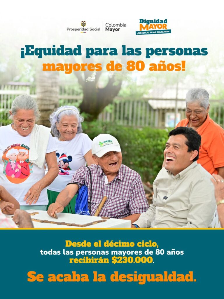 En el Meta, el Gobierno nacional aumenta transferencia de Colombia Mayor a 23.106 beneficiarios
