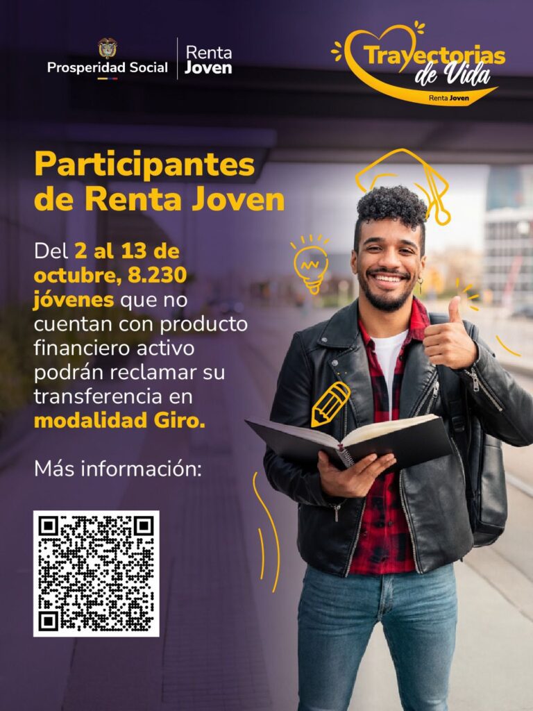 Nuevas fechas para la entrega de transferencias de renta joven