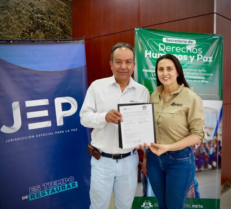 Gobernación del Meta y la JEP fortalecen acciones para la reparación integral y la justicia restaurativa