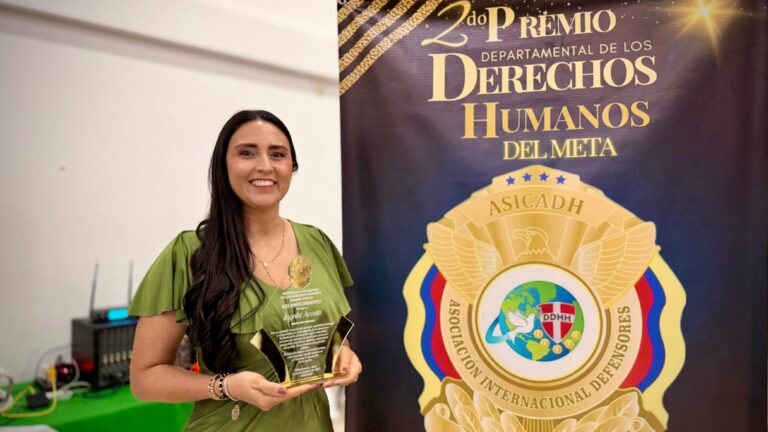 Premio Departamental de Derechos Humanos reconoce la labor institucional de la Gobernación del Meta