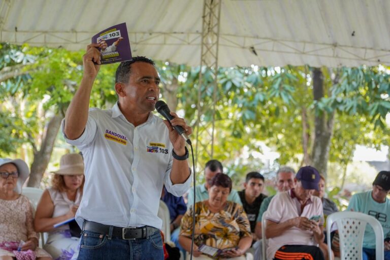 Sandoval consolida una campaña territorial sin descanso y se proyecta como la única voz firme del Meta para el Congreso