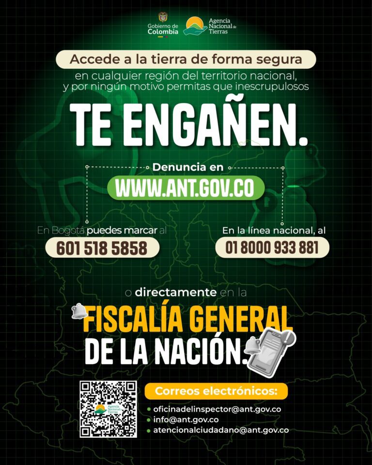 ANT advierte: Evite ser víctima de fraude ¡No paguen dinero, no acepten intermediarios en trámites que son GRATUITOS!