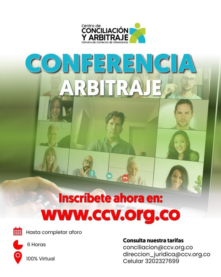 Conferencia de Arbitraje se realizará el 29 de abril en modalidad virtual