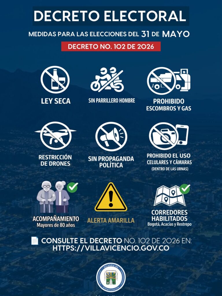 medidas especiales de seguridad con motivo de las elecciones del 31 de mayo