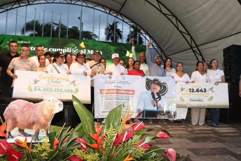 Petro le cumplió al Meta: 77.118 hectáreas entregadas y más de 189.982 formalizadas para comunidades rurales que hoy producen arroz, maíz y otros alimentos